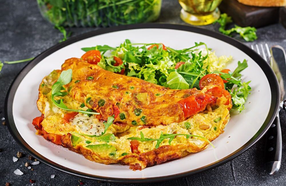 Omelete com Legumes