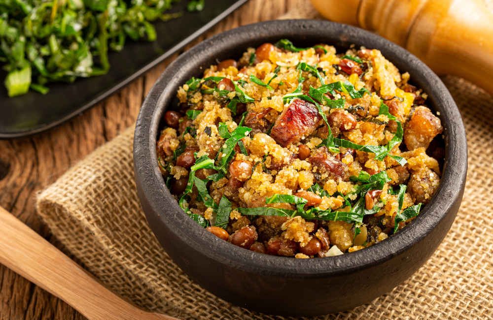 Farofa de feijão simples e deliciosa